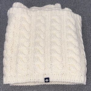 Sperry Cream Cable Knit Scarf